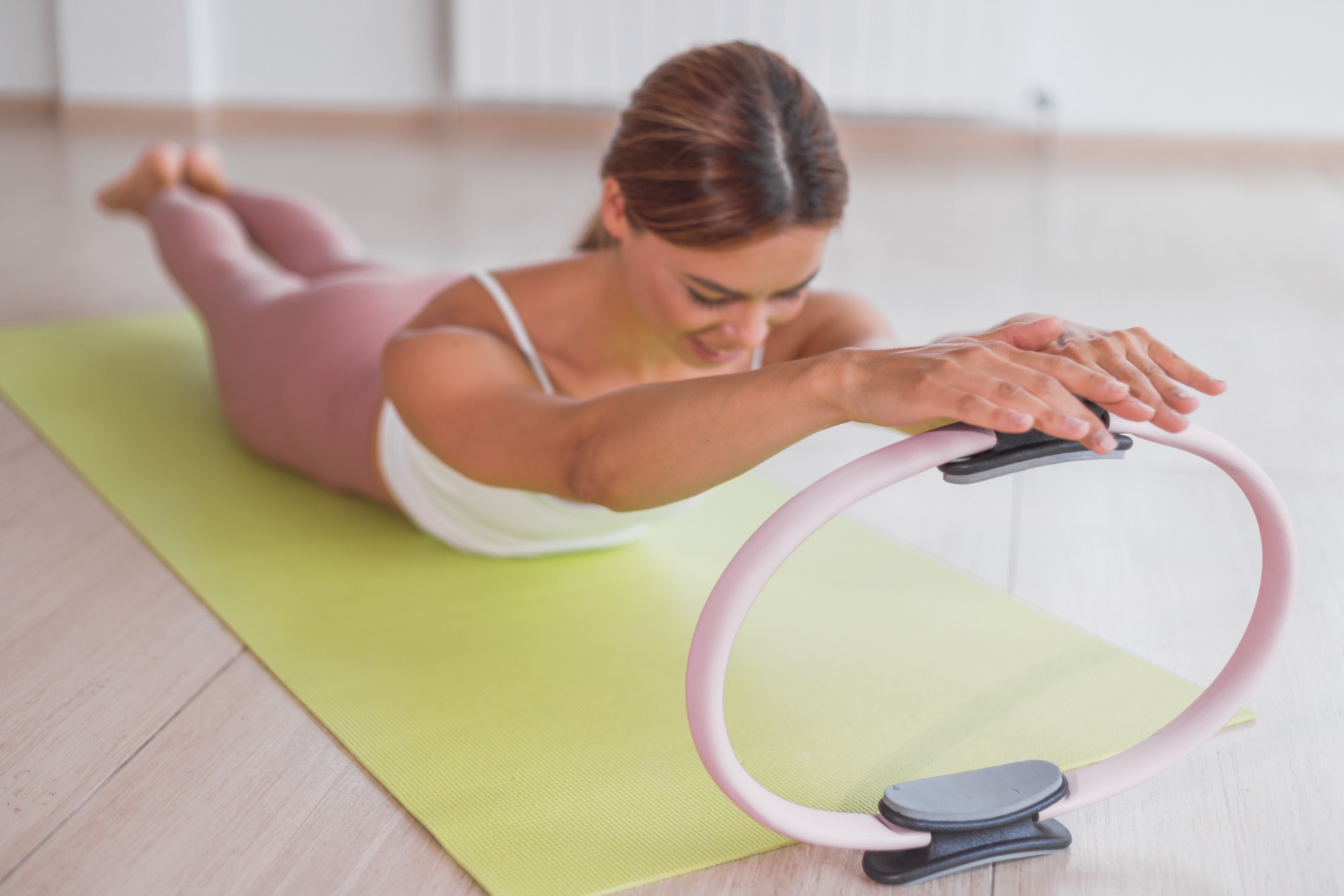 Pilates training session